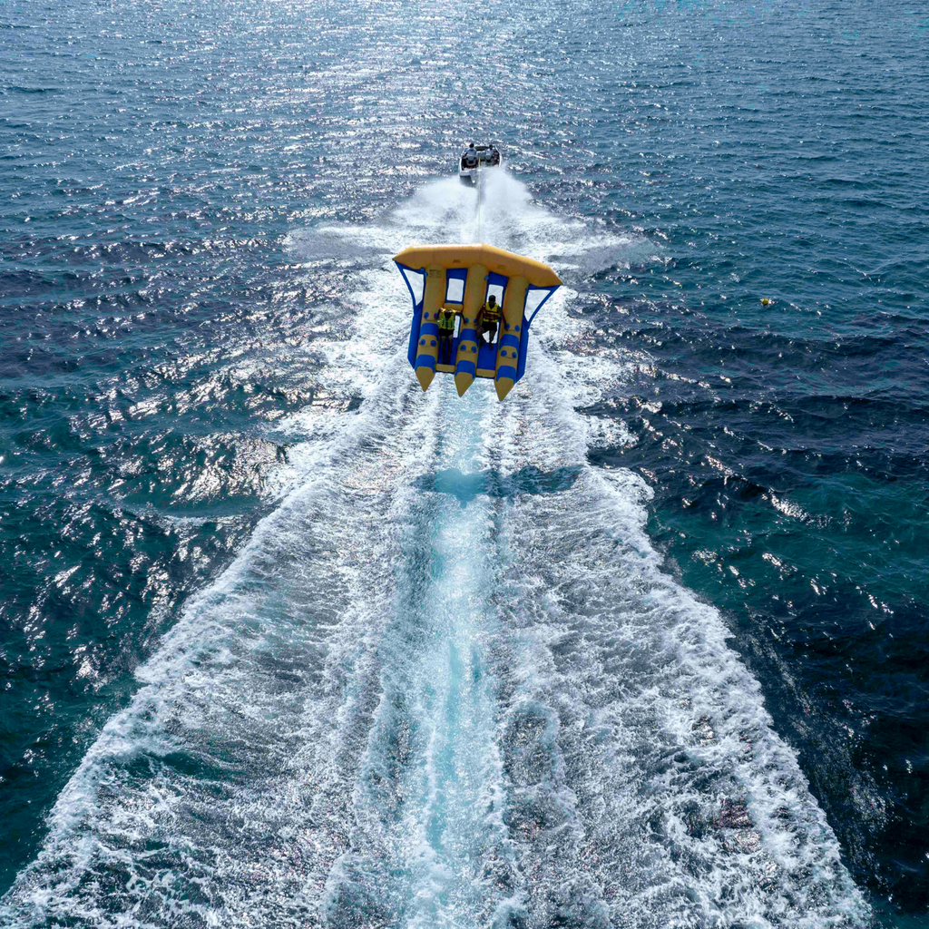 Fly Banana Ride Corfu | Soar & Splash with Merianos Watersports ...