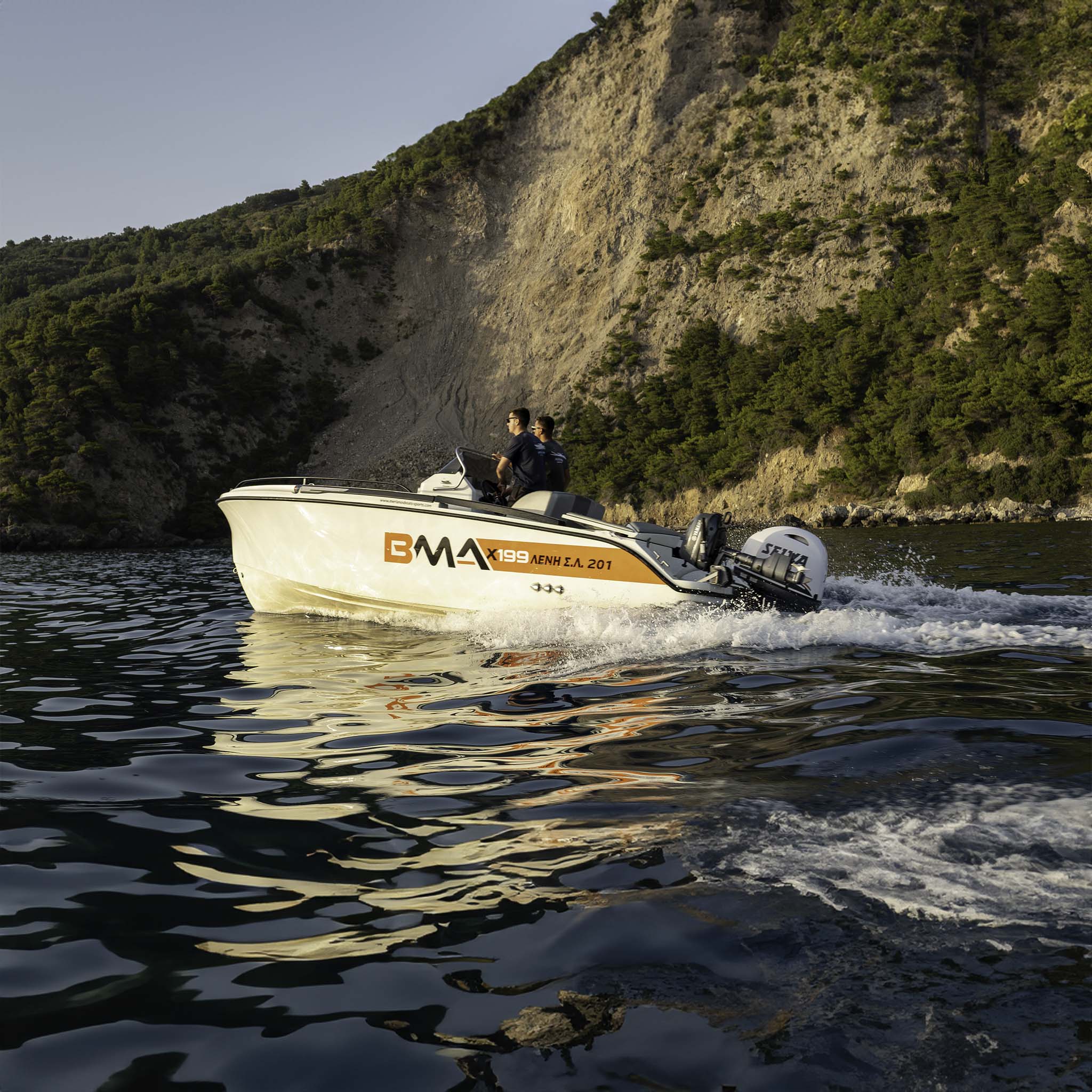 Corfu Speed Boat Rental | BMA X199 – With or Without Skipper – Merianos ...